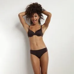 Soutien-gorge Corbeille Ampliforme Marron Précieux InvisiFree De Dim -Vendite Maillots De Bain D03ALC1 9JA 03