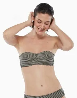 Haut De Maillot De Bain Avec Armatures à Rayures Dorées Et Noires 8 Haut De Maillot De Bain Avec Armatures à Rayures Dorées Et Noires -Vendite Maillots De Bain D09F2PA 9XY 01 1