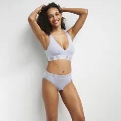 Soutien-gorge Triangle Sans Armatures En Microfibre Bleu Oh My Dim’s -Vendite Maillots De Bain D0ASHC1 A8J 03