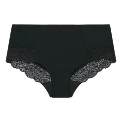 Culotte Femme Taille Haute En Coton Stretch Et Dentelle Noir EcoDim -Vendite Maillots De Bain D0AVTC1 0HZ 05