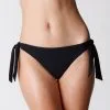 Bas De Maillot De Bain Noir Femme En Microfibre Recyclée -Vendite Maillots De Bain D0AXFPA 9XL 01