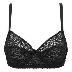 Soutien-gorge à Armatures En Dentelle Florale Recyclée Noir Sublim -Vendite Maillots De Bain D0CDNC1 0HZ 05