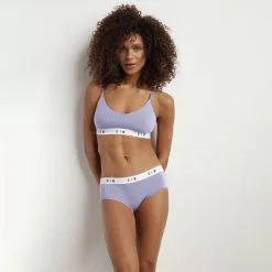 Brassière Femme En Coton Modal Sans Armature Lila Dim Originals -Vendite Maillots De Bain D0CIHC1 APP 03