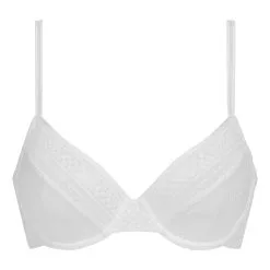 Soutien-gorge Emboitant à Armatures En Dentelle Blanc Chic Summer -Vendite Maillots De Bain D0CZJC1 0HY 05