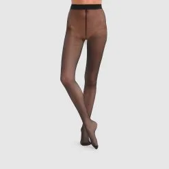 Collant Noir DIM SIGNATURE Illusion Résille 20D