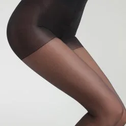 Collant Noir Diam's Voile Galbé 22D -Vendite Maillots De Bain D1141E1 0HZ 02