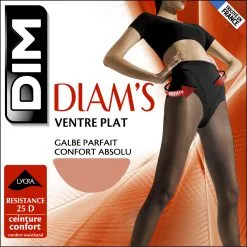 Collant Peau Dorée Diam's Ventre Plat 25D -Vendite Maillots De Bain D1176E1 0SW 06