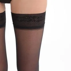 DIM Up Noir Diam's Voile Galbé 25D -Vendite Maillots De Bain D1202E1 0HZ 03