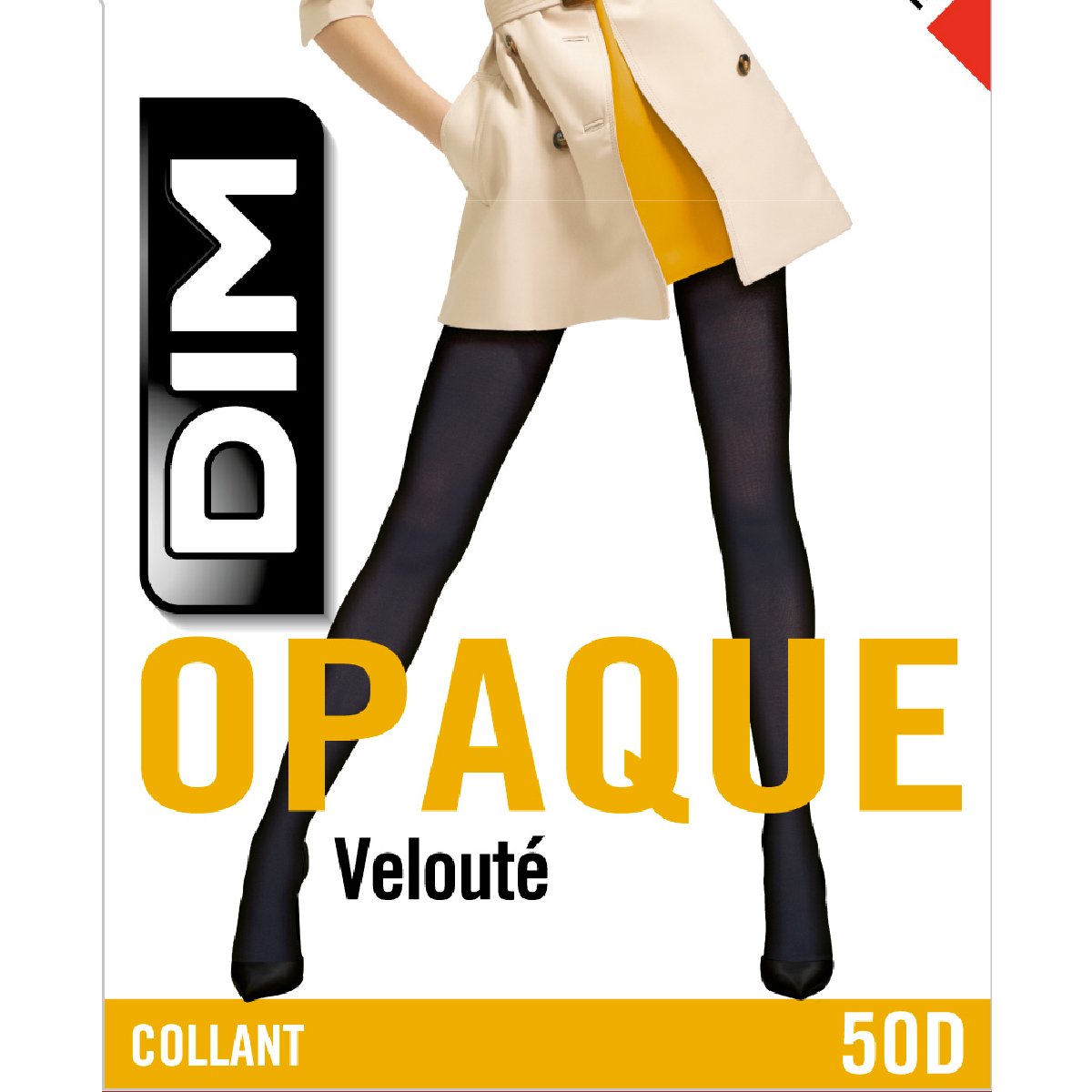 Collant Opaque Velouté Rouge Intense 50D Style 6 Collant Opaque Velouté Rouge Intense 50D Style – Image 4