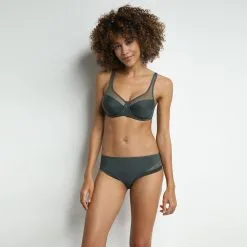 Soutien-gorge Emboitant Avec Armatures Vert-gris Generous Dim -Vendite Maillots De Bain D39831B A2H 03