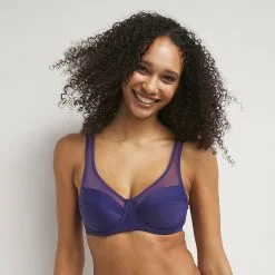 Vendite Maillots De Bain 11 Soutien-gorge Emboitant à Armatures Violet Aubergine Generous Dim