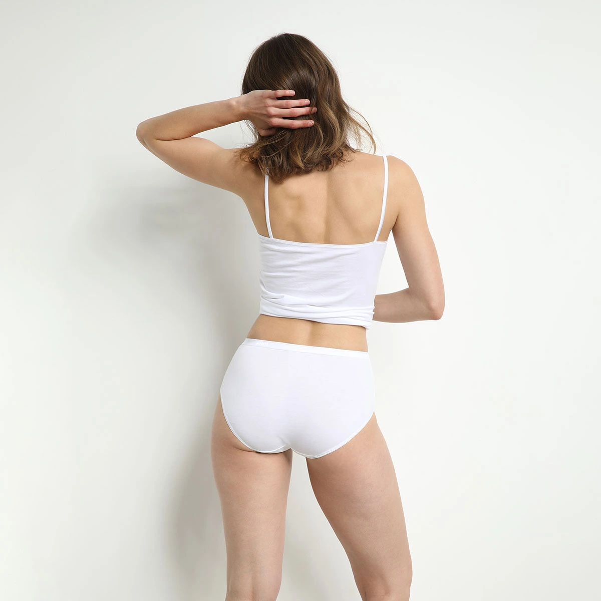 Lot De 2 Culottes Maxi Noire Et Blanche En Coton Bio 7 Lot De 2 Culottes Maxi Noire Et Blanche En Coton Bio – Image 5