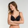 Soutien-gorge Invisible Noir Sans Armatures - Dim InvisiFree -Vendite Maillots De Bain DIM 07HD 0HZ 01