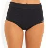 Bas De Maillot De Bain Sun Playa Slip Taille Haut Noir -Vendite Maillots De Bain bas de maillot de bain sun playa slip taille haut noir