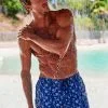 O'Salée Boardshort Homme Imprimé Cachemire Bleu O'Salée -Vendite Maillots De Bain boardshort homme imprime cachemire bleu o salee