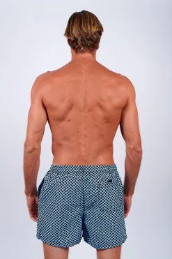 O'Salée Boardshort Homme Imprimé Géométrique Marine O'Salée -Vendite Maillots De Bain boardshort homme imprime geometrique marine o salee 3