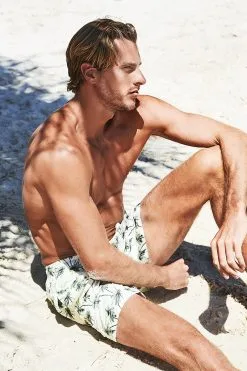 O'Salée Boardshort Homme Imprimé Palmiers O'Salée