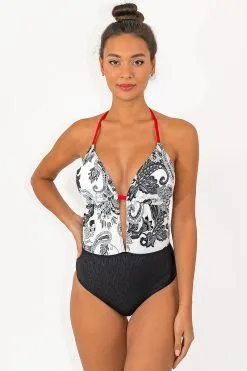 SUN PLAYA Maillot De Bain 1 Pièce Femme Sexy Décolleté Tendance -Vendite Maillots De Bain maillot de bain 1 piece femme sexy decollete tendance 7