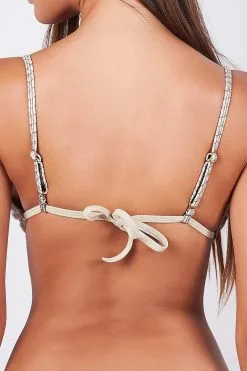 Maillot De Bain Sun Playa Luxury Triangle Python Apollon -Vendite Maillots De Bain maillot de bain corail rouge triangle python apollon 5