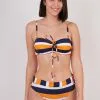 Maillot De Bain Nana Sun 2 Pièces Bandeau Armature Rayure Orange -Vendite Maillots De Bain maillot de bain nana sun 2 pieces bandeau armature rayure orange